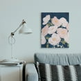thumbnail image 2 of Stupell Industries Luminous Pink Floral Bouquet Over Deep Blue Wall Plaque, 10 x 15, Design by Grace Popp, 2 of 5
