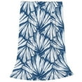 thumbnail image 2 of Balery Blue Shells Manta de Felpa Suave y Acogedora – Cobija de Franela Aterciopelada para Cama, Lavable y Cálida para Sofá, Mascotas, Transpirable-40"x30", 2 of 7