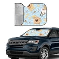 thumbnail image 3 of Kdxio Cute Gnome Bee Collects Honey Print Front Windshield Sun Shade,Folding Auto Sunshade for Car Truck SUV-Medium, 3 of 7