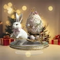 thumbnail image 4 of Decoraciones de Pascua, regalos de Pascua, adornos de Pascua, decoraciones de Pascua, huevos de Pascua, decoración del hogar, adornos de mesa, regalos navideños, adornos acrílicos, adorno decorativo d, 4 of 6
