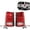 Red, variant on CROSSDESIGN Left Tail Light Lamp Assembly W/ Bulb Fit For 2009-2015 Honda Pilot 10 11 12 13