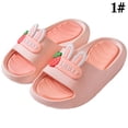 thumbnail image 2 of Kids Slide Sandals Cute Non-Slip Shower Slippers Indoor Slide Shoes for Children, 2 of 10