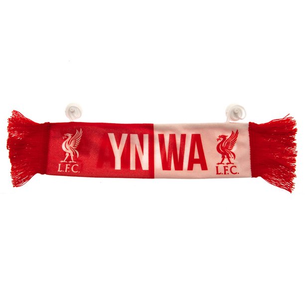 Liverpool FC - Decoración para el Coche YNWA Diseño Bufanda (Rojo)