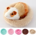 thumbnail image 1 of Cheers.US Hamster Bed, Round Velvet Warm Sleep Mat Pad for Hamster/Hedgehog/Squirrel/Mice/Rats and Other Small Animals, 1 of 3