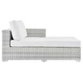 thumbnail image 3 of Modway Convene Outdoor Patio Right Chaise in Light Gray White, 3 of 8