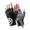 Black-L, variant on 1 Pair Cycling Gloves Nylon Fabric With Sweat Wicking Technology Ergonomic Mitts For Long Distances