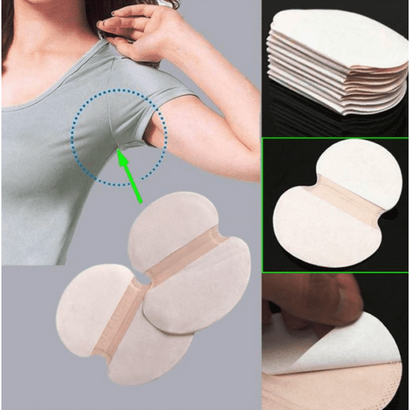 Underarm Sweat Pads, Armpit Sweat Pads for Women and Men 【50 Packs】,Premium Sweat Shield Fight Hyperhidrosis,Disposable Underarm Pads for Sweating Women,Comfortable Unflavored, Non Visible