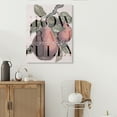 thumbnail image 2 of Stupell Industries Grow Gracefully Quote Red Distressed Pear Fruit Food & Beverage Painting Gallery Wrapped Canvas Art Print Wall Art, 36 x 48, 2 of 6