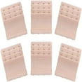 thumbnail image 6 of TELOLY 6-Pack Adjustable Bra Extenders 4 Hook 3 Row Bra Band, 6 of 7
