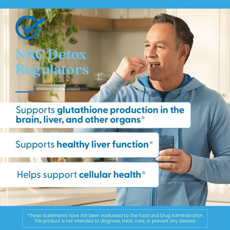 nac glutathione detox Doctor's Best, NAC Detox Regulators with Seleno Excell, 60 Veggie Caps