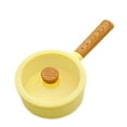 thumbnail image 6 of Kokiya 4 Pieces 1/6 Dollhouse Cooking Pot Mini Cookware Model for BJD Dolls Kitchen yellow, 6 of 7