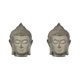 thumbnail image 1 of Estatua de Cabeza de Buda Kearding Tipo 1 2Conjunto, 1 of 1