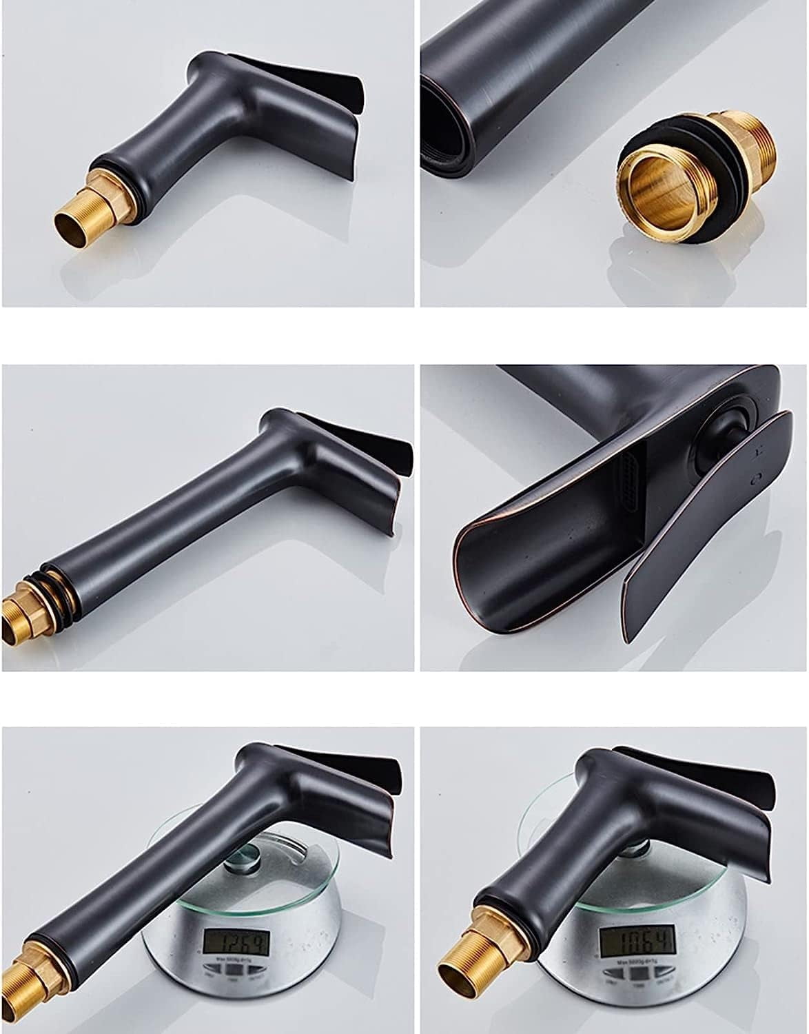 Bathroom faucets for Sink 1 Hole Faucet Single Handle one Hole Bathroom Faucet Bathroom Sink Faucet Single Hole Tall Retro Bathroom Sink Faucet for Bathroom,Antique D