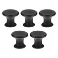 thumbnail image 3 of Shisuyan Modern Dresser Knobs Mushroom Shape Silver 5Pcs 0.94X0.94In, 3 of 8