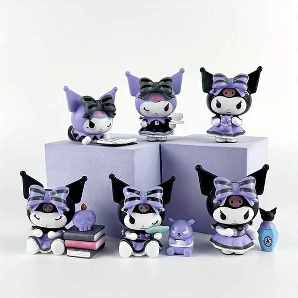 MINISO&Kuromi Juguetes, figuritas y accesorios de moda Kuromi Lucky Divination Series Regalos de Navidad Regalo de Halloween/Deco Horror/Muñecas de anime lindas, decoración del hogar para sala de esta