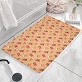 thumbnail image 3 of Orange Christmas Gingerbread Man Flannel Non Slip Door Rugs,Washable Door Mats Indoor,Decorative Door Mats,Dirt-Resistant and Absorbent Doormat for Entrance,Bedroom,Kitchen,Bathroom,23.5"x16", 3 of 5