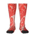 thumbnail image 1 of Balery Beef Steaks Calcetines novedosos Calcetines deportivos Calcetines hasta la rodilla Calcetines de algodón Calcetines originales y geniales, 1 of 6