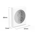 thumbnail image 3 of Zootealy Wirelessly Monitor Temperature and Humidity Levels with Bluetooth Controller for Home and Office - White ABS Plastic CR2032 Button Battery, 3 of 7