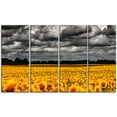 thumbnail image 2 of Van Gogh Summer with Clouds - Landscape Artwork Canvas, 2 of 3