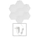 thumbnail image 1 of Lámpara decorativa de pared hexagonal DIY Sincero 7 luces con fuente de alimentación incluida, 1 of 10