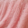thumbnail image 6 of Surpdew Decorative Soft Long Pile Fluffy Faux Throw Blanket 50" X 60", Solid Luxury Fuzzy Plush Blanket For Couch Sofa Bed, Accent Shaggy Lightweight Blankets For Pet,Thick,, 6 of 6
