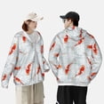 thumbnail image 6 of Kdxio Koi Fish Corals,Spring Summer Print Women Men Sun Protection UPF 50+ Jackets Zip Up Long Sleeve Hoodie Hiking Lightweight with Pockets, 6 of 8