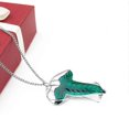 thumbnail image 5 of Fashion Women Jewelry Green Leaves Pendent Necklaces Classic Movie Jewelry, 5 of 5