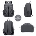thumbnail image 3 of Fegat Backpack for Men Women, Lightweight Waterproof Casual Laptop Bag,Boys High School Backpacks, Ideal for School Travel Work Leisure, 3 of 8