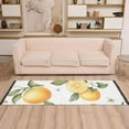 thumbnail image 2 of Yayeee Runner Rug for Bedroom 2'x6' Machine Washable Hallway Non Slip Mat, White Watercolor Oranges, 2 of 8