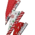 thumbnail image 2 of Double-Sided Holiday Gift Wrapping Paper 180 SQ FT 3 pk Red/Silver/White new, 2 of 3