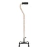 Drive Medical Small Base Quad Cane with Foam Rubber Hand Grip