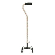 Drive Medical Small Base Quad Cane with Foam Rubber Hand Grip