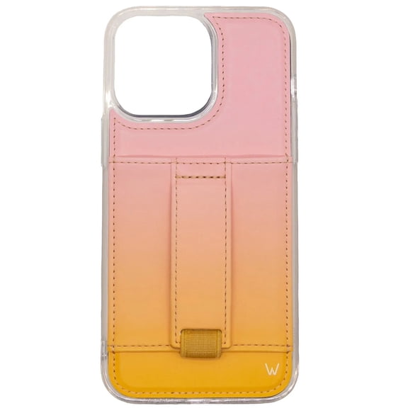 Walli Cases iPhone 12 Phone Case with Wallet and Finger Strap - Hawaiian Sunrise