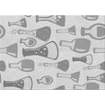 thumbnail image 1 of Ahgly Company Machine Washable Indoor Rectangle Transitional Platinum Gray Area Rugs, 5' x 8', 1 of 7