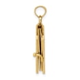 thumbnail image 2 of 14K Yellow Gold Charm Pendant Themed 23 mm 12 Enameled Lord'S Prayer Bible, 2 of 4