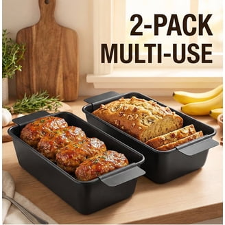 USA Pan, Bakeware Seamless Nonstick Loaf Pan, 1 lb, Aluminized