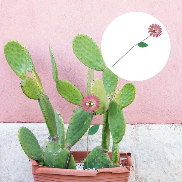 FENGGUIQU De Jardín Metálica Con Girasol Rosa Para Exterior Resistente Y Decorativa