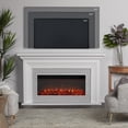 thumbnail image 6 of Real Flame Sonia 69" Landscape Electric Fireplace in White, 6 of 6