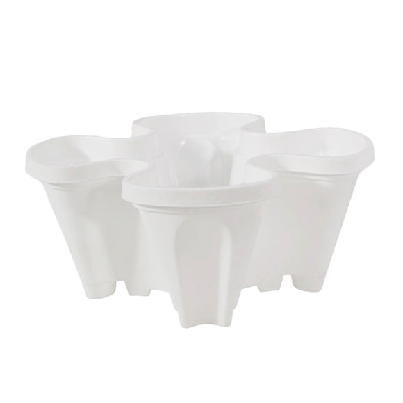 GROWTH TANK Vertical Gardening Planter Strawberry Planting Pot Garden Tower for Flowers White1