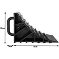 thumbnail image 4 of AUTOXBERT Heavy Duty Wheel Chock Parking Block Portable Non Slip Universal Triangle Base With Handle For Motorhome Campervan Trailer Car, 4 of 5