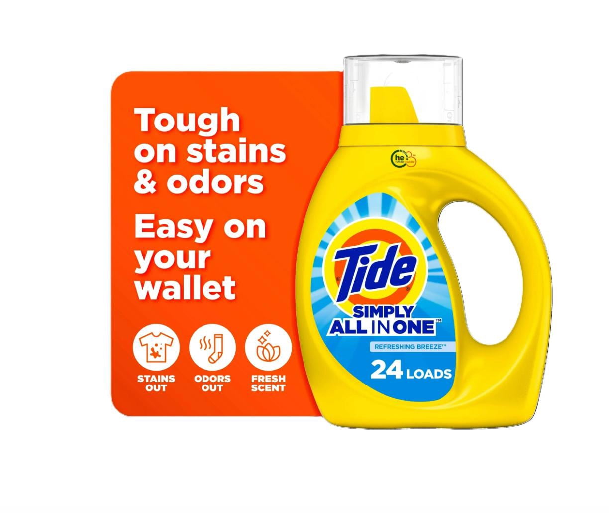 Tide Simply Clean & Fresh Liquid Laundry Detergent (32 fl oz  x 3 )– 3 Pack bottles