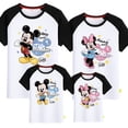 thumbnail image 1 of Dibujos animados Mickey Mouse Minne Familia Ropa a juego Papá Mamá Niños Niñas Trajes a juego Niños Adulto Camiseta Camisetas Verano Ropa Mamá (2XL) Gao Jinjia LED, 1 of 2