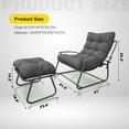 thumbnail image 2 of Rocking Chair With Cushion And Ottoman, 2 of 9
