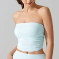 thumbnail image 5 of Pejock Women's Basic Tube Tops, Strapless Going Out Crop Tops, Backless Sleeveless Bandeau, Summer Casual Tanks, 5 of 5
