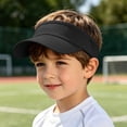 thumbnail image 6 of Hats for Women Kids Breathable Visor Cap Adjustable Headband Outdoor Sport Hat Black One Size, 6 of 9