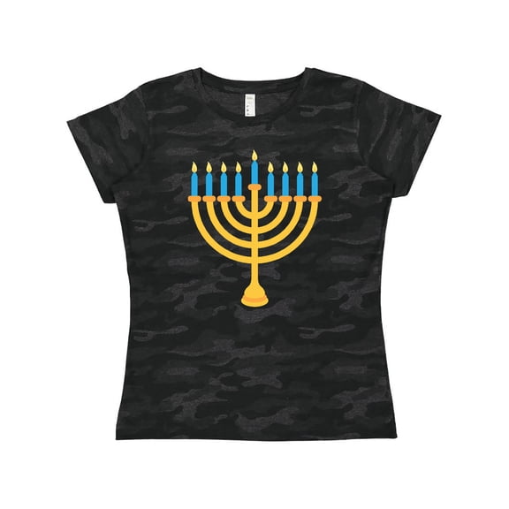 Inktastic Hanukkah Chanukah Menorah Women's T-Shirt