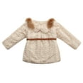 thumbnail image 2 of Richie House Girls' Faux Fur Jacket with Belt and Bright Button RH0788, 2 of 2