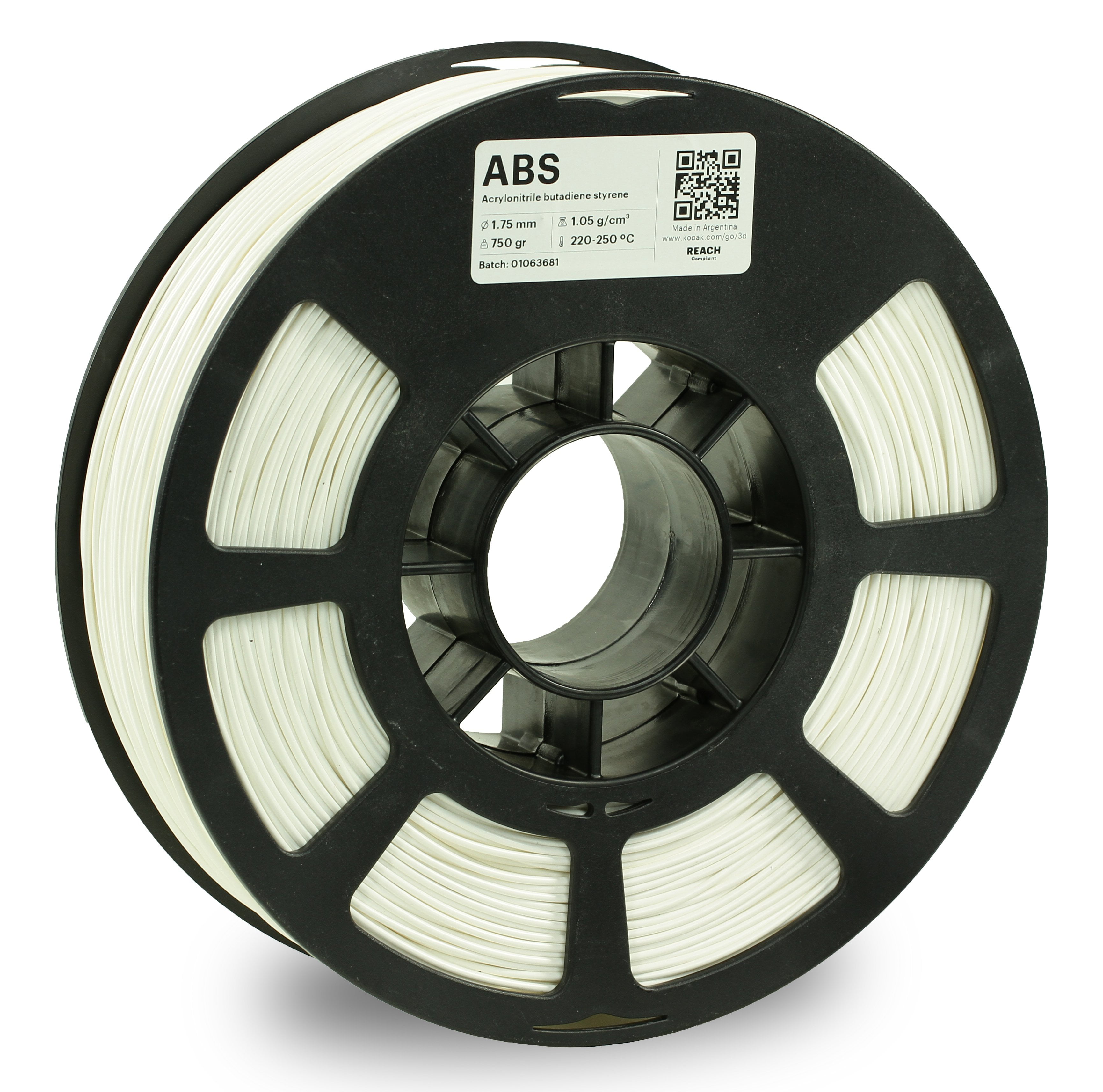 Kodak 3D printing ABS Filament 1.75 mm (White)