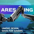 thumbnail image 3 of Soporte para doble monitor ARES WING Vertical 24-57 de aluminio negro, 3 of 9