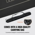 thumbnail image 3 of VEVOR Poker Table Top 70 x 35 Inch Poker Mat 6-8 Players Foldable with Bag Black, 3 of 9